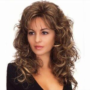 Brown Curly Wig
